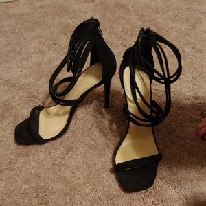 Strappy heels